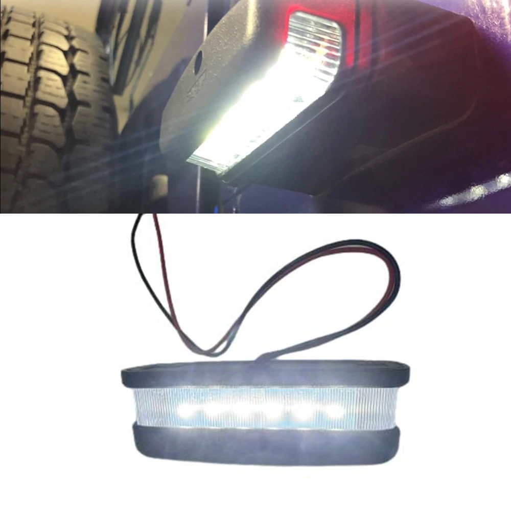 12V Car LED License Number Plate Light  for Land-Rover Series 2, 2A, 3/Defender 90/110/130 All Models BA9715, XFC100550, PRC7255