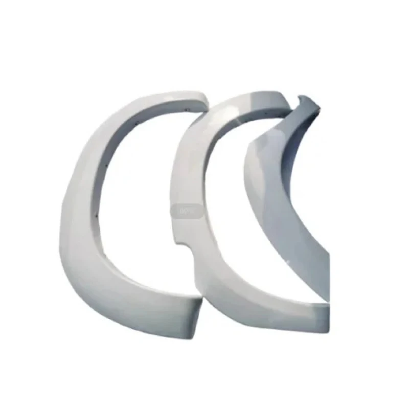 White Plastic Flares Hilux Vigo 2012-2015 4