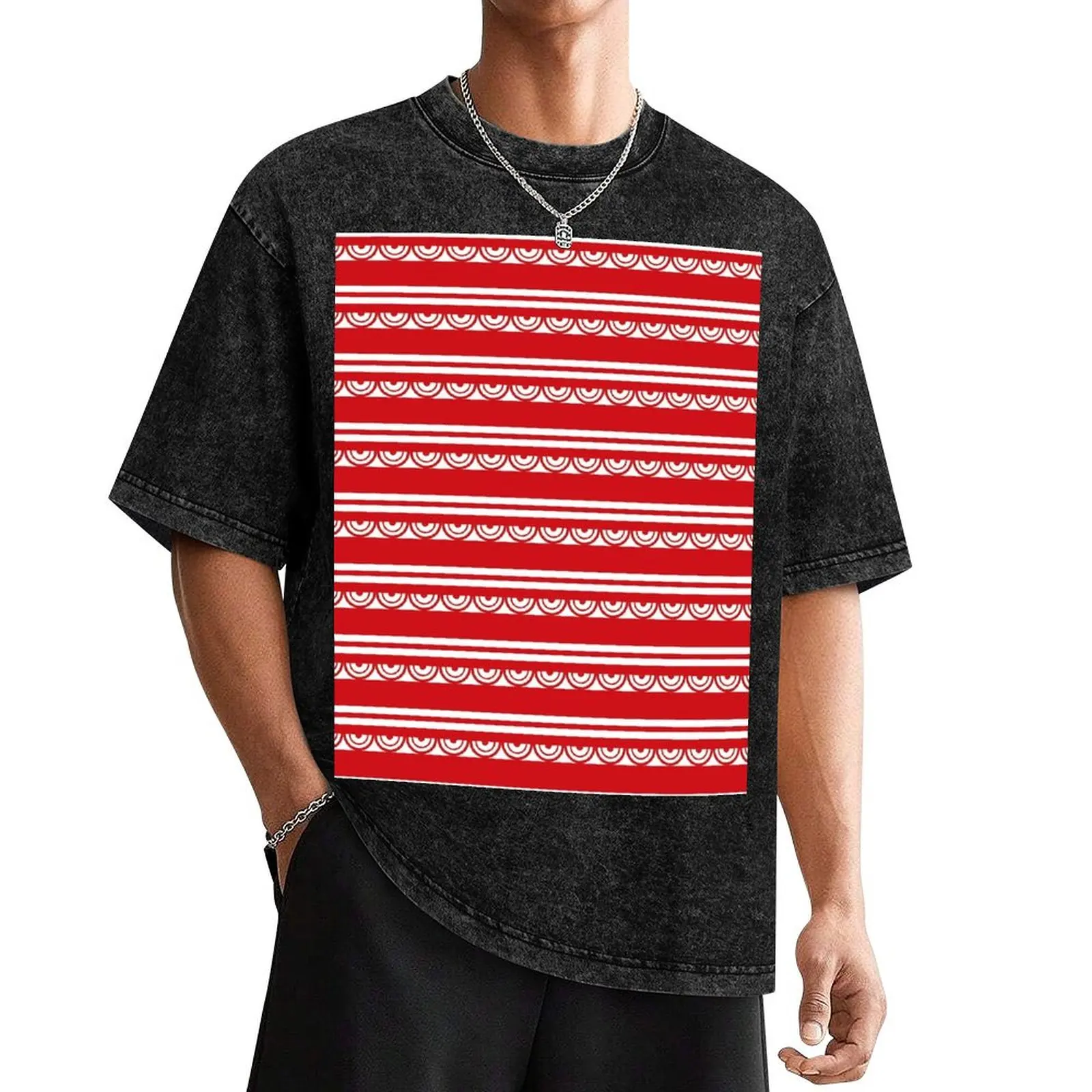 Ancient Iberian pattern T-Shirt funny gifts man clothes black t shirts for men