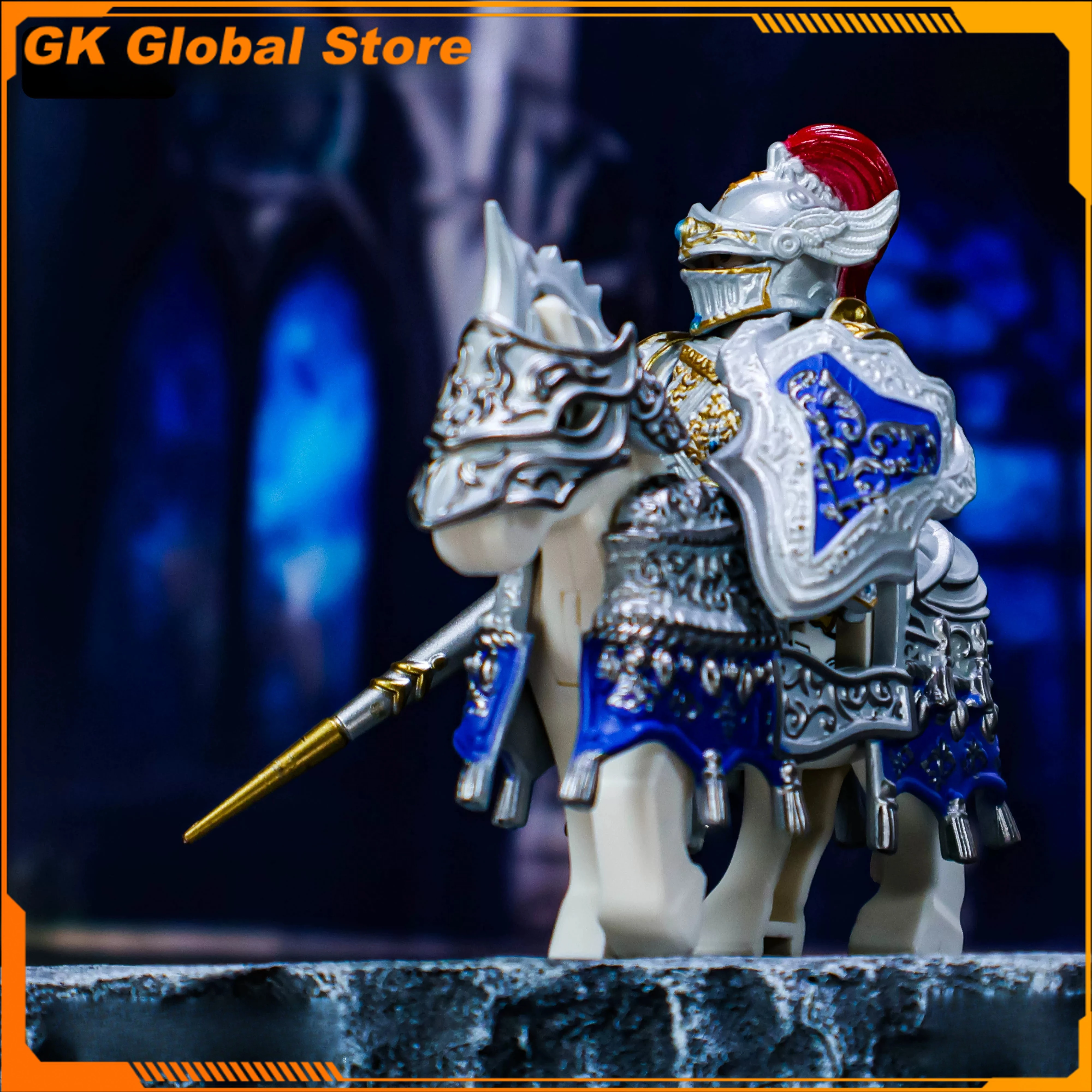 

5cm New Anime Figure Lancelot Perimeter PVC Model Assembling Building Blocks Desktop Decoration Ornaments Kids Puzzle Gifts Toys