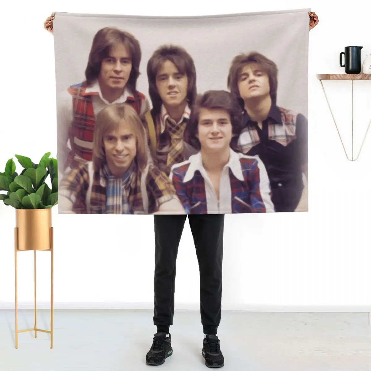 

The Bay City Rollers Throw Blanket Lightweight Cozy Blanket for Bed Sofa