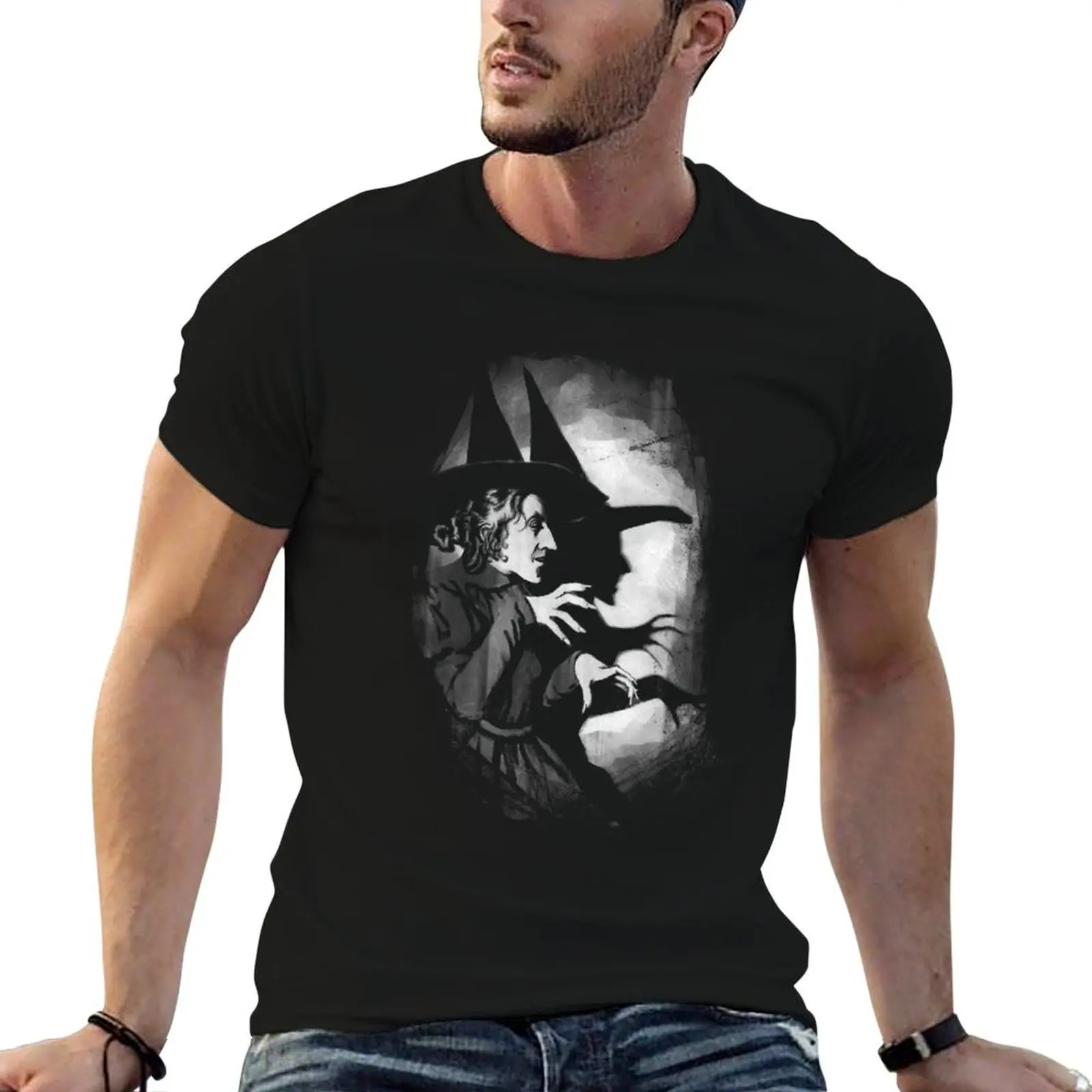 Wicked Witch T-Shirt anime tshirt funny t shirts dark humor man t shirt heavy cotton T-shirt