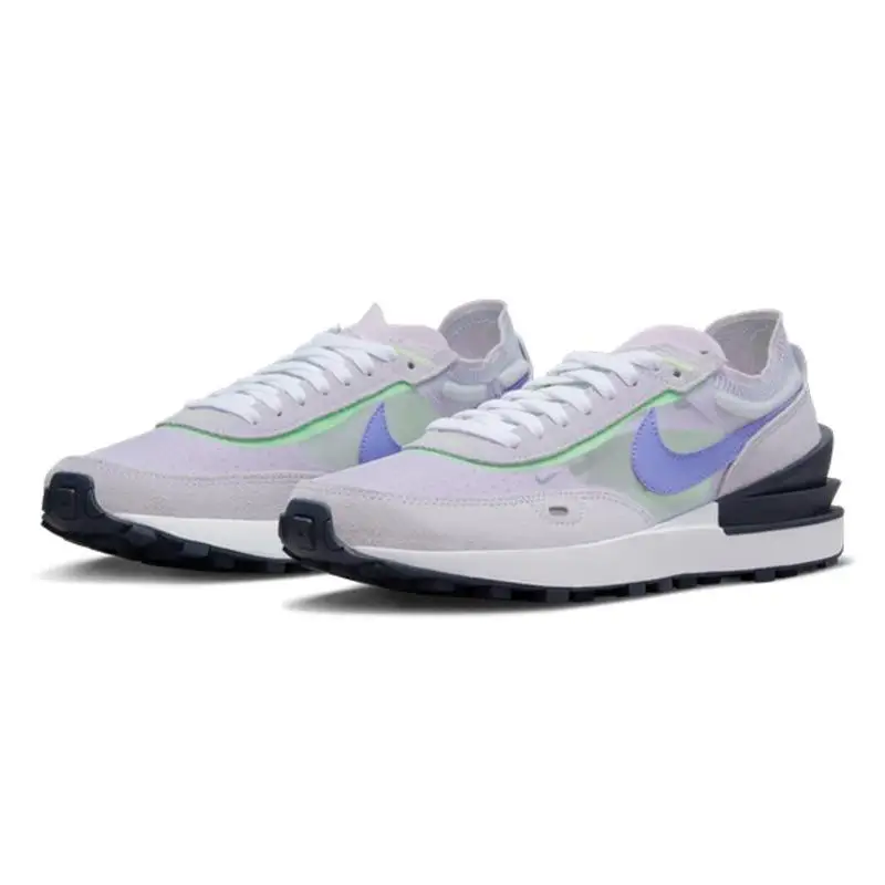 حذاء Nike Waffle One Football Gray Light Thistle Dark Ob للنساء DC2533-004