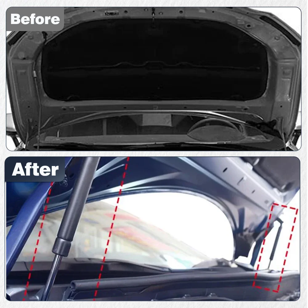 

For Subaru BRZ Toyota GR 86 2021 2022 2023 2024 2025 Front Hood Bonnet Lift Support Hydraulic Rod Shock Spring Damper