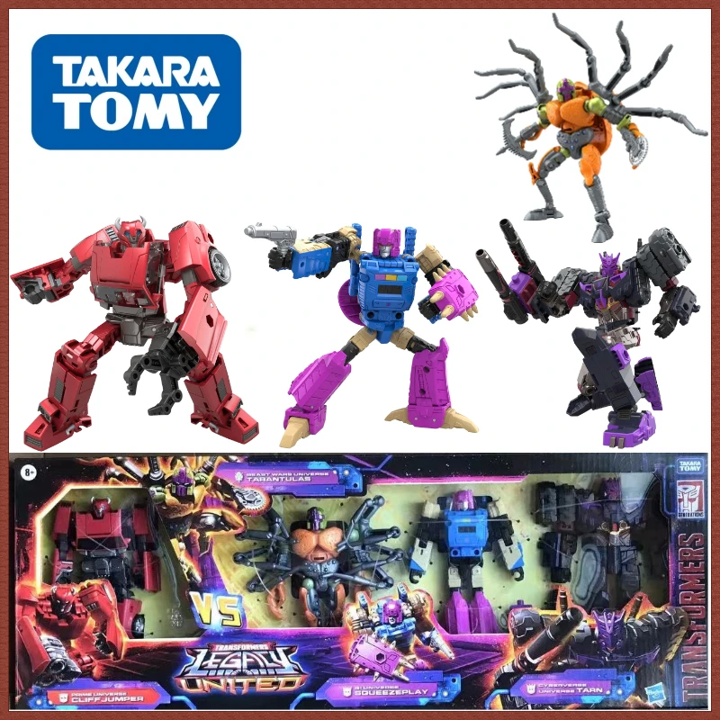 Takara Tomy-Transformers G Series قناة تحالف أسطورية ، مبارزة الهدف ، مجموعة من أربعة أشخاص ، شخصية أنيمي قابلة للتحصيل ، متوفرة بالمخزون