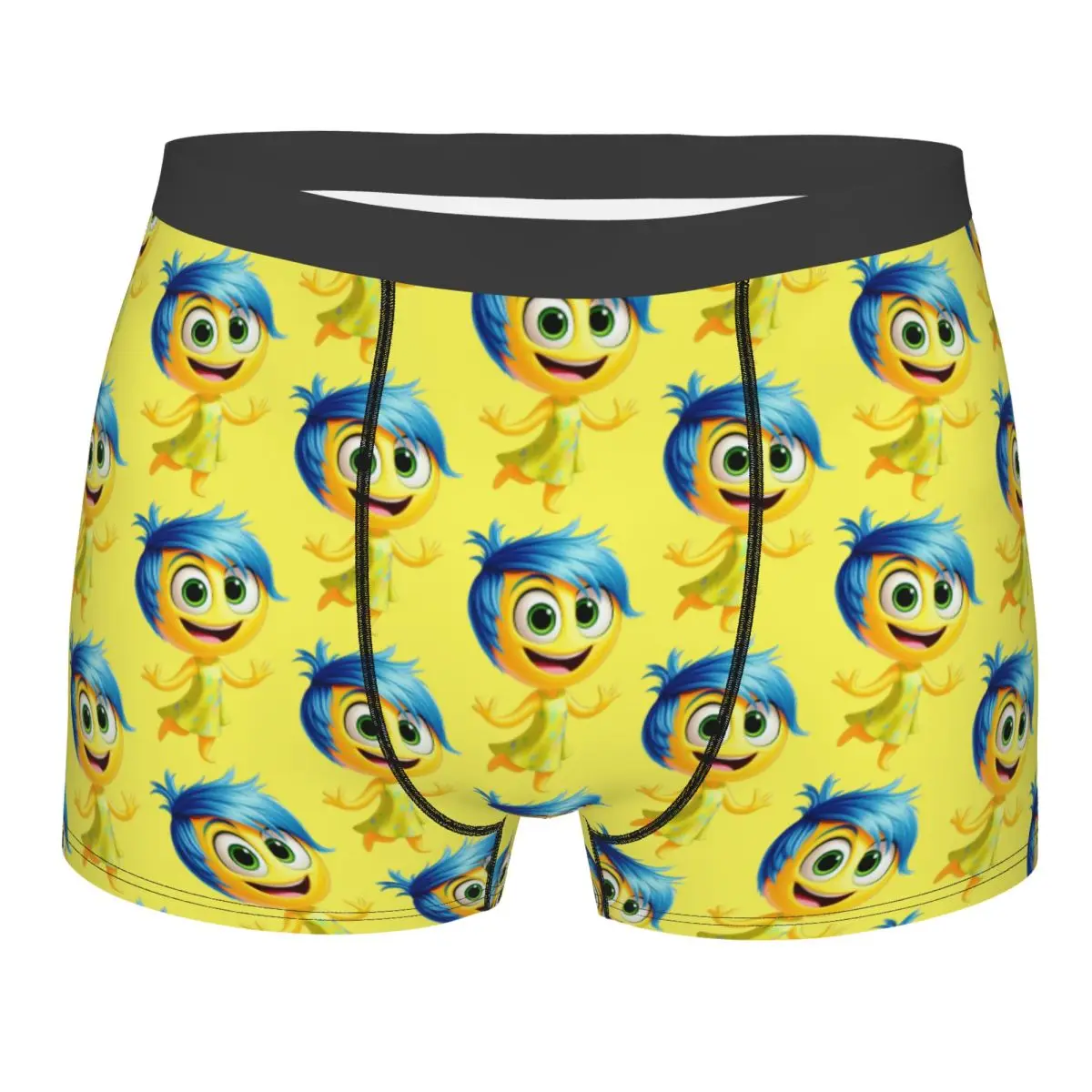 

Мужские трусы-боксеры Custom Inside Out Joy, эластичные, мягкие, удобные, для мужчин.