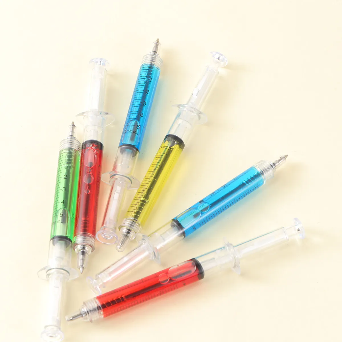 

Набор из 24 шариковых ручек с жидким наполнением, тип шприц, с кнопочным механизмом, многоразовые, с тонким наконечником, для плавного письма, для школы и офиса