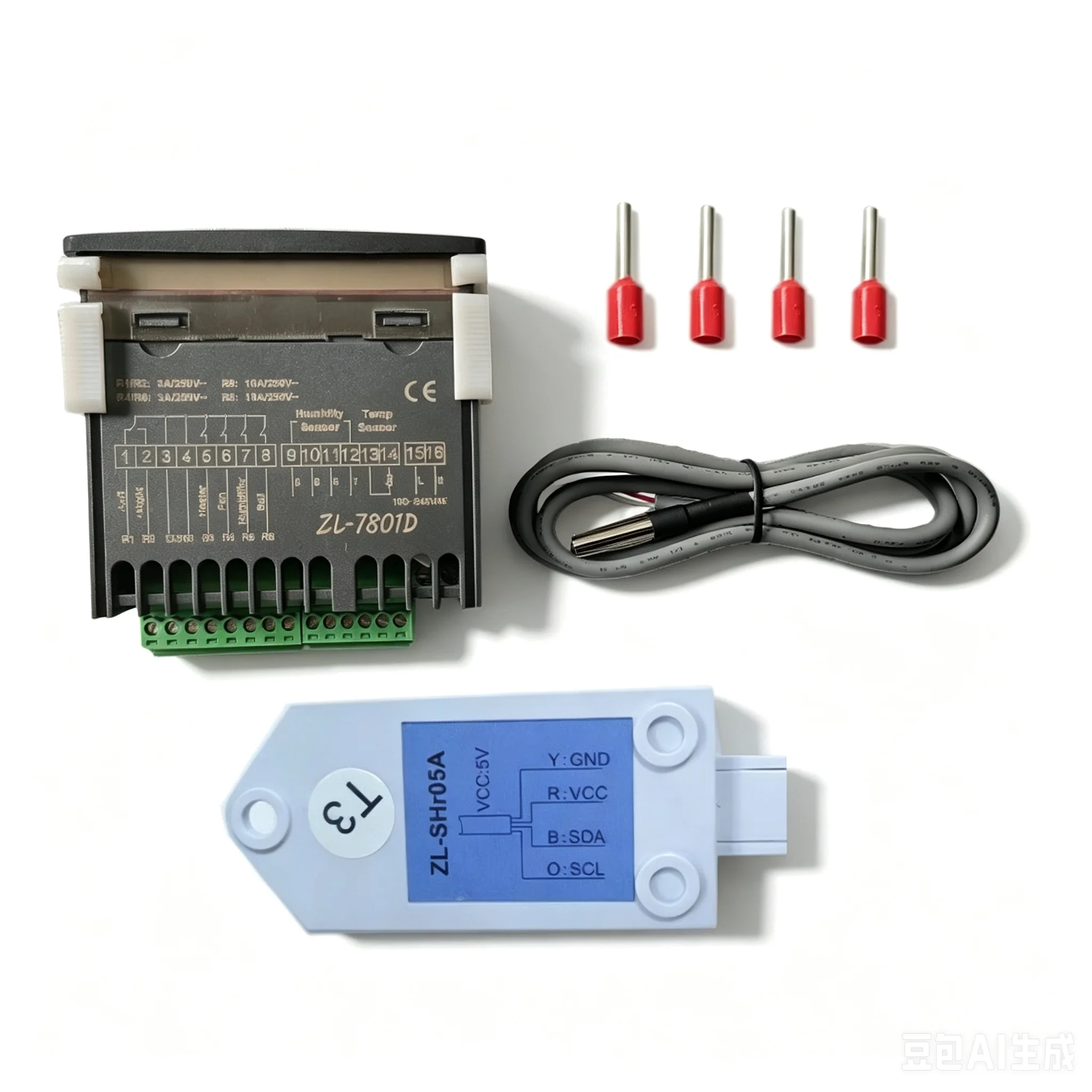Temperature And Humidity Incubation Controller Dual Display For Egg Hatching Equipment
