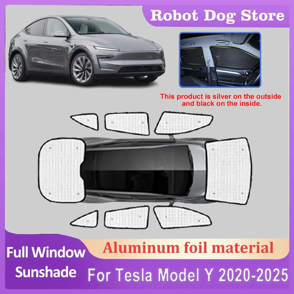 

Car Sunshades For Tesla Model Y Accessories 2020 2021 2022 2023 2024 2025 Windows Sun Visors Windshields Covers Car Accessories