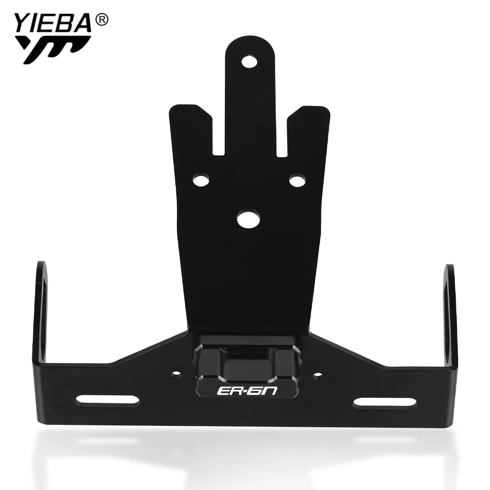 لكاواساكي ER-6N نينجا 650 650R ER6N ER6F ER-6F الذيل مرتب الحاجز مزيل تسجيل لوحة ترخيص جبل حامل مصباح ليد #2