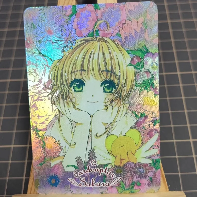 DIY Card Captor KINOMOTO SAKURA Tomoyo Daidoji CP Flash Card Anime Peripheral Game Collection Card Holiday Gift