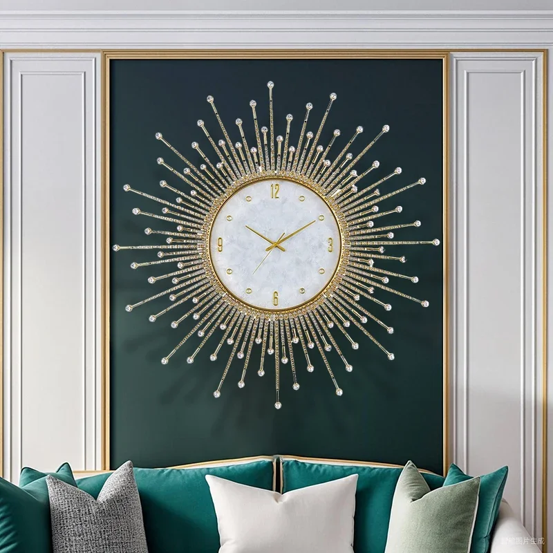 

Bedrooms Design Wall Clocks Digital Living Room Kitchen Aesthetic Bathroom Luxury Wall Watch Fashion Horloge Room Decorations