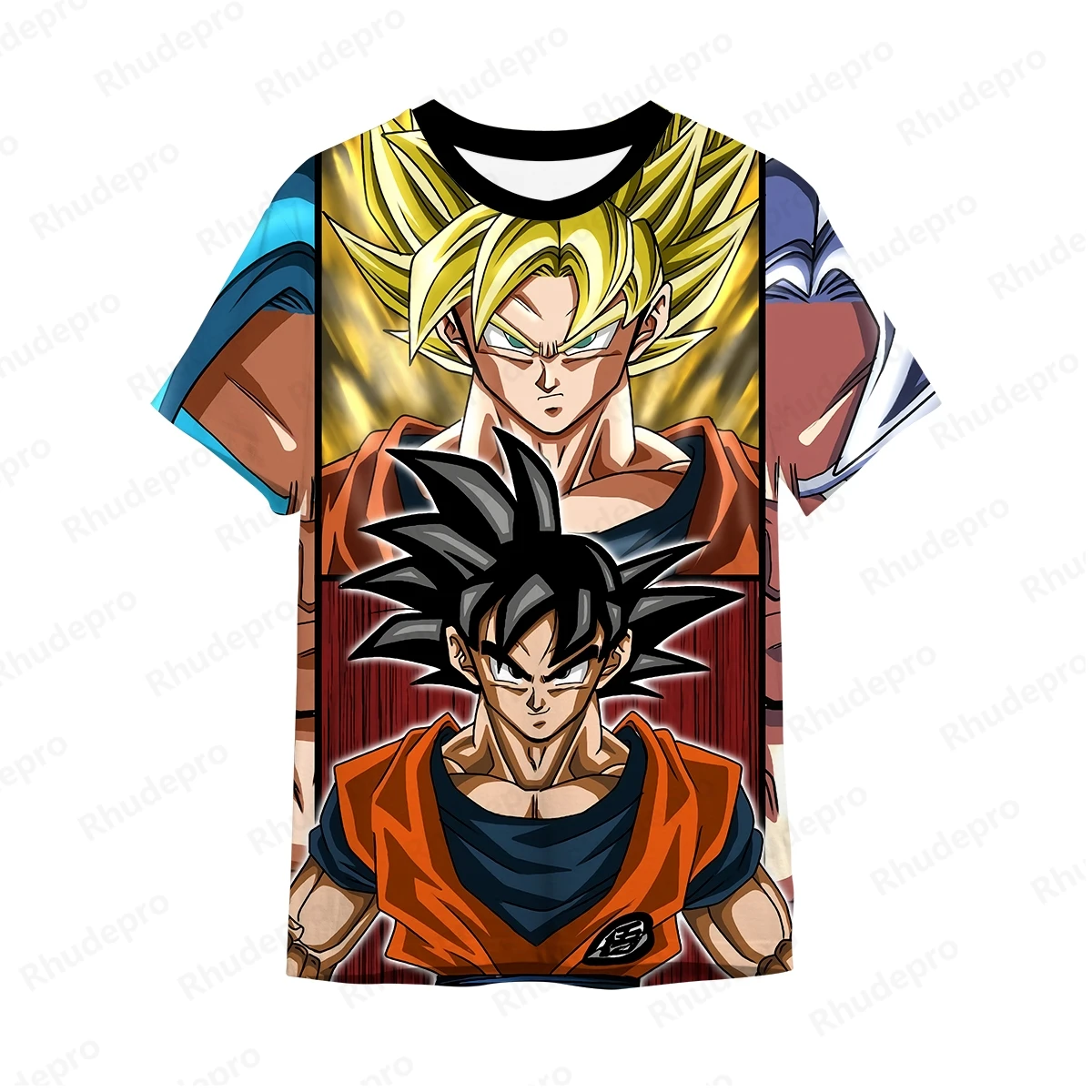 Summer New 2024 Hot Men Dragon ball Anime Goku All Over 3D Print Cosplay Children Street T-Shirts Unisex Large Size Top