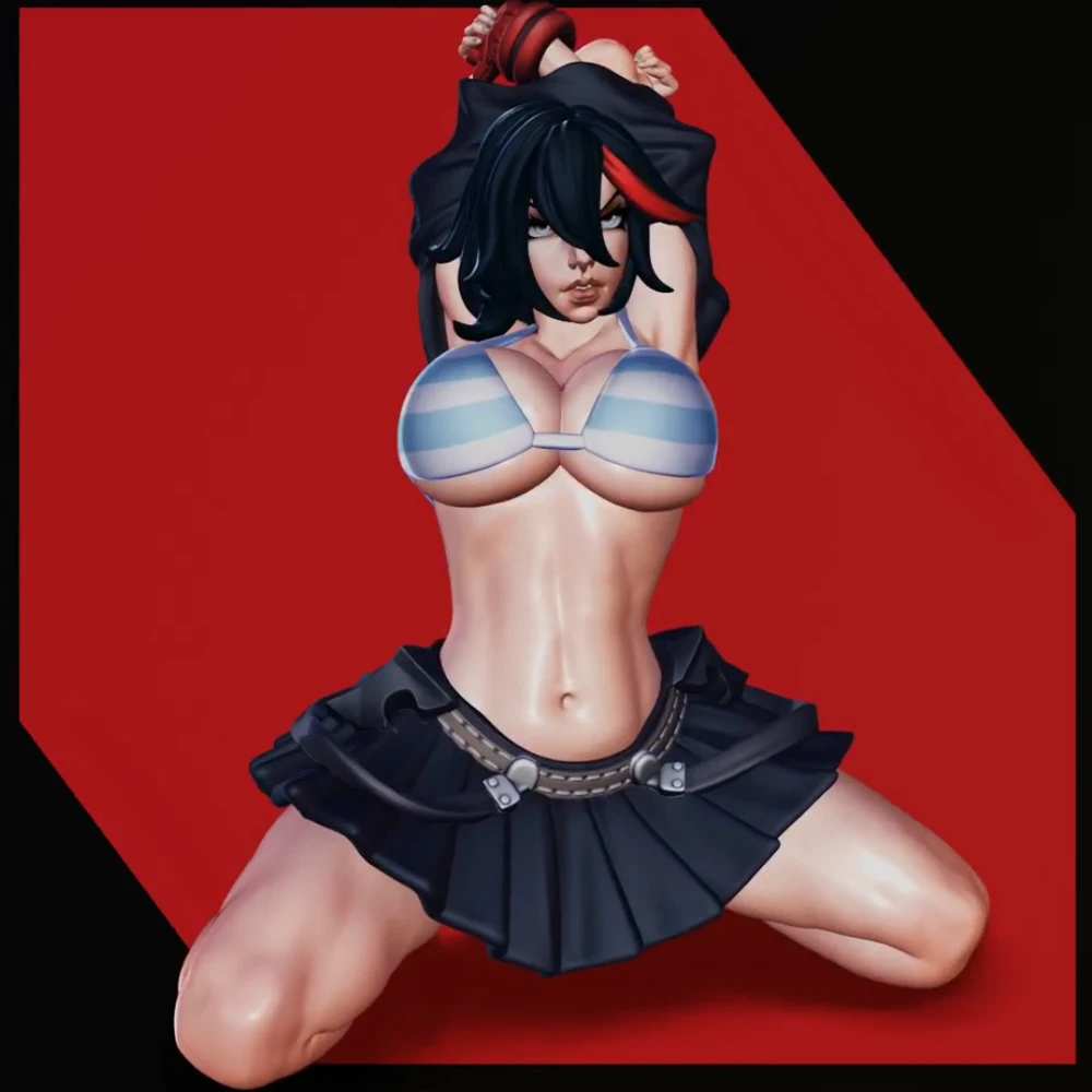 

Belle Ryuko Patreon V1 1/24 Scale Resin Figure Model Kit Sexy Diorama Unassembled Unpainted Doll 3D Print DIY Statue Crafts Toy