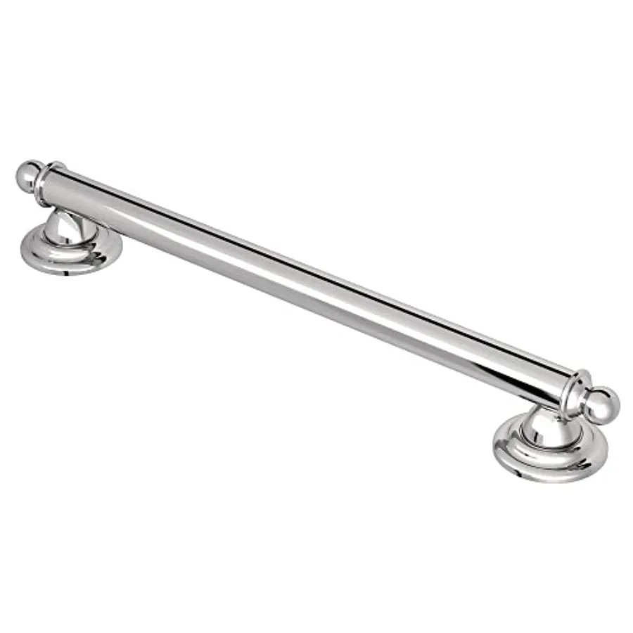 

YG2212CH Bathroom Safety 12-Inch Stainless Steel Traditional Bathroom Grab Bar Chrome