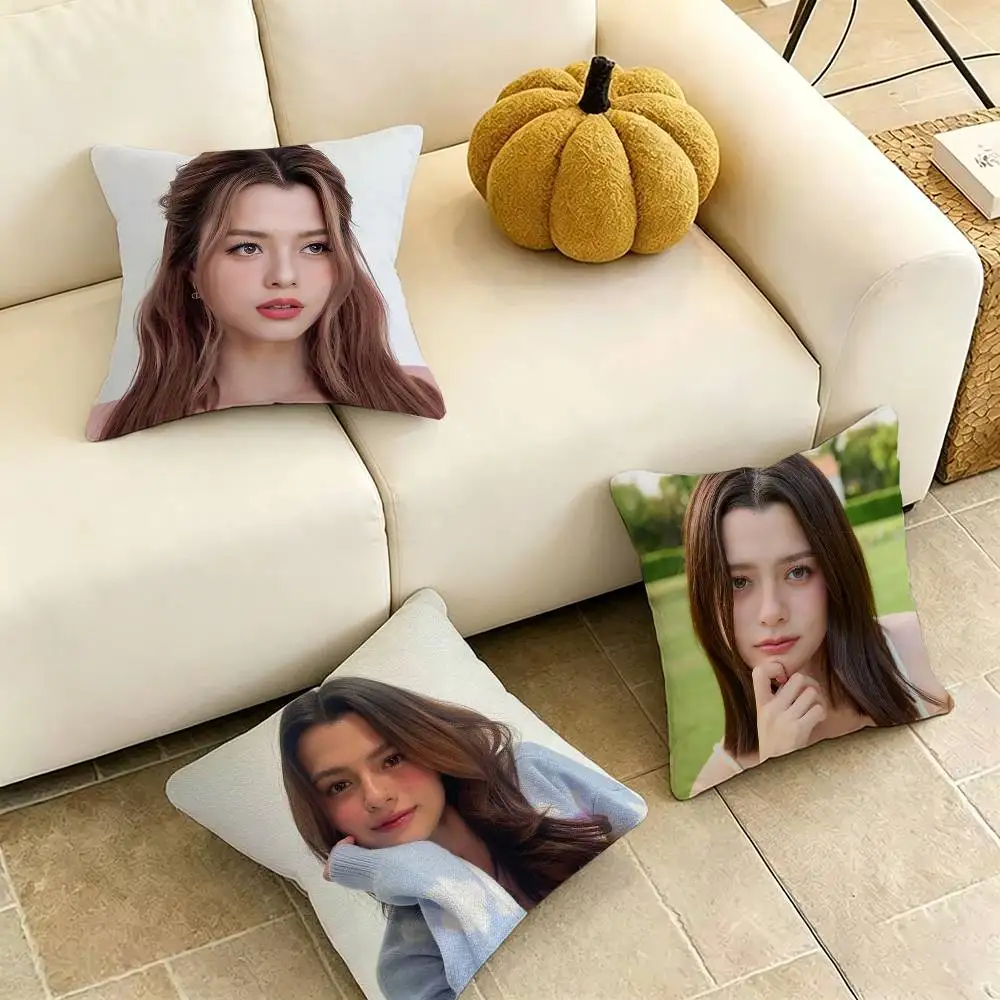 

Becky-Y Armstrong N-Nanno Pillow Case Square Double-Sided Sofa Cushion Cover Bedroom Bedside Pillow Gift