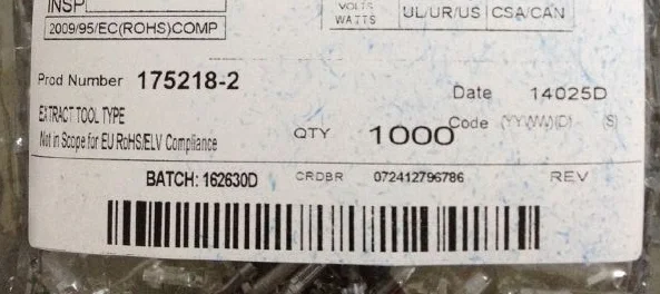 

50pcs/lot 175218-2 100% New