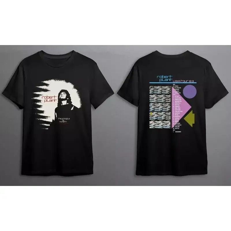 1983 Robert Plant The Principle Of Moments USA Tour T-Shirt For Fans