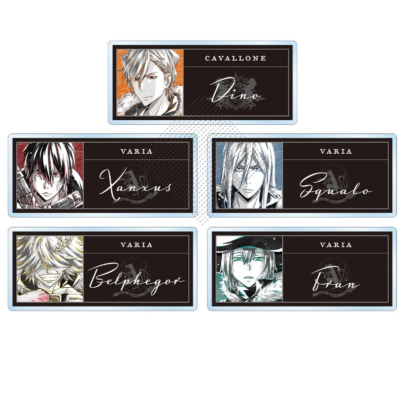 Game Superbi Squalo Belphegor sleutelhanger pop anime acryl sleutelhanger hanger voor cadeau