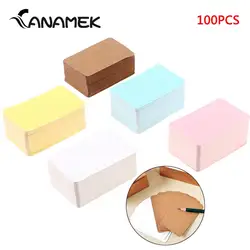 100Pcs/lot Cardboard Blank Playing Card Hard Paper For Board Game DIY Postcard Handmade Wallpaper Message
