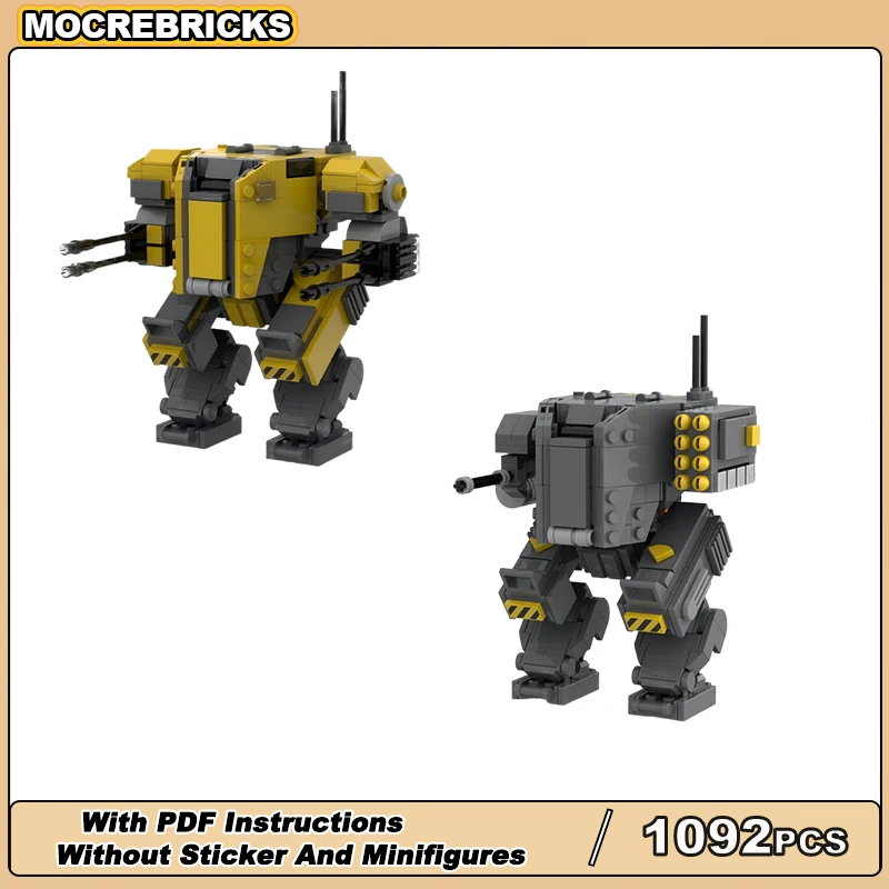 

Масштабная серия игр EX-45 Patriot Exosuit EX-49 Emancipator Exosuit MOC Building Block Сборка Модель Кирпичи Наборы коллекционеров
