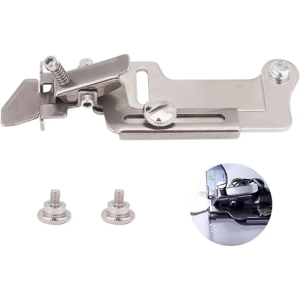 約2個入り 鉄製多機能ミシン押さえ金具 ネジ付き スナップオンミシン押さえ金具 ミシン用