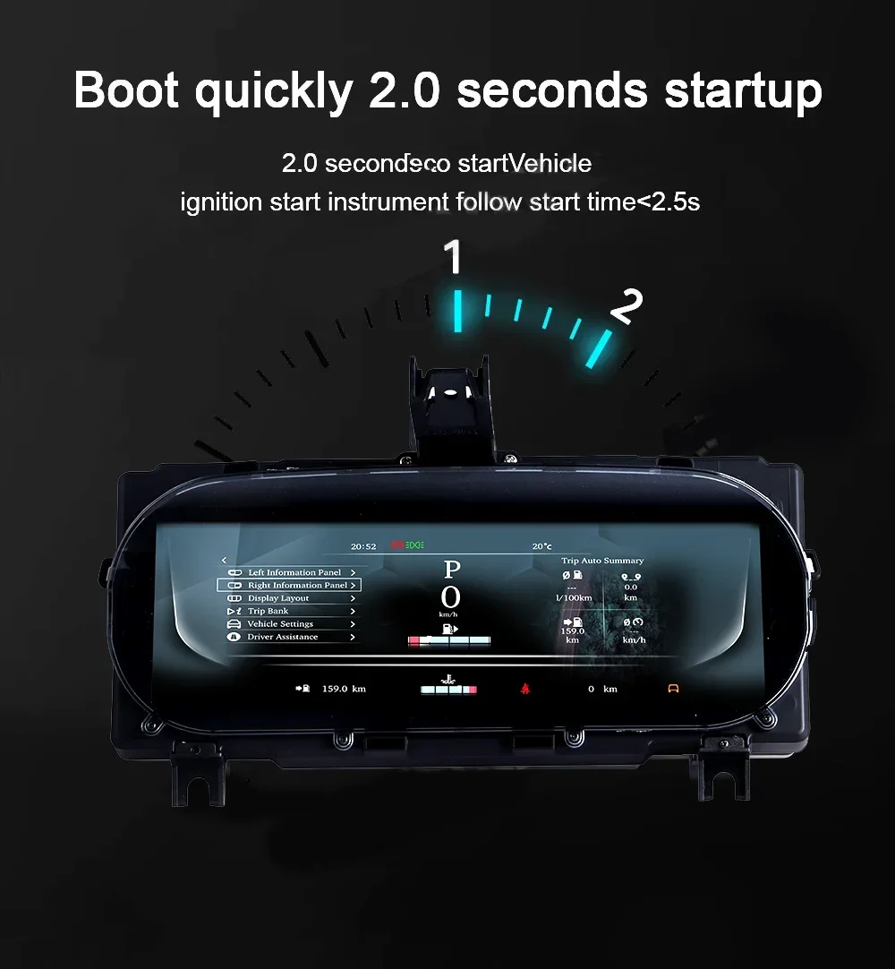 

For Land Rover Sport 2015 2016 2017 2019 Car Dashboard Digital Cluster LCD Instrument Speed Meter Screen LCD Instrument Panel
