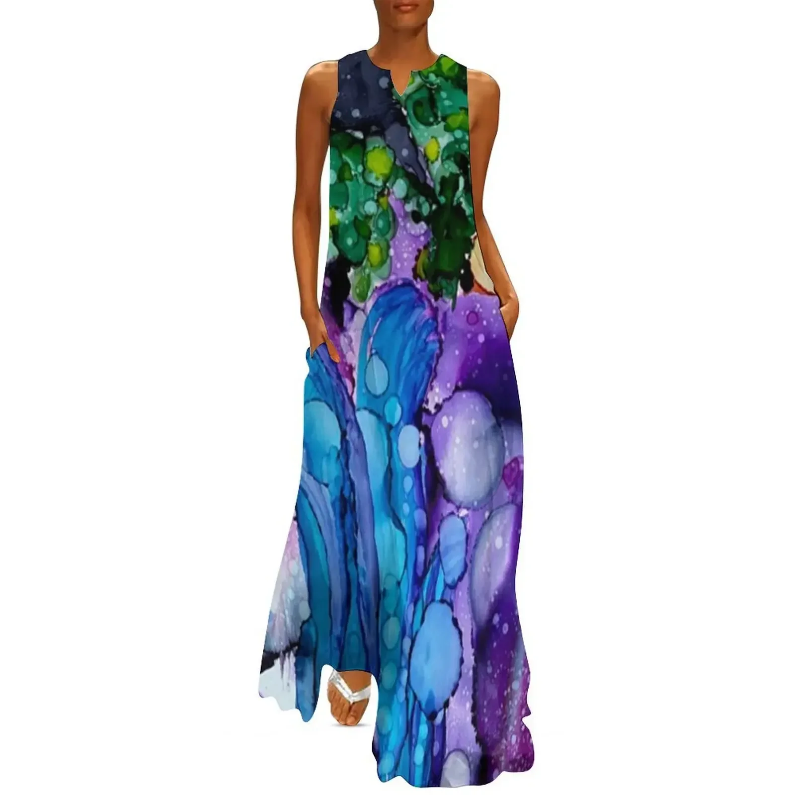 

Let It Flow Long Dress dress for woman summer outfits for women 2025 dresses for women Women's summer suit Dress