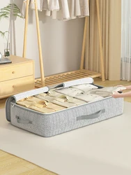 Large capacity bed bottom foldable storage bag Quilt clothing storage bag Clothing blanket storage bag Closet organizer