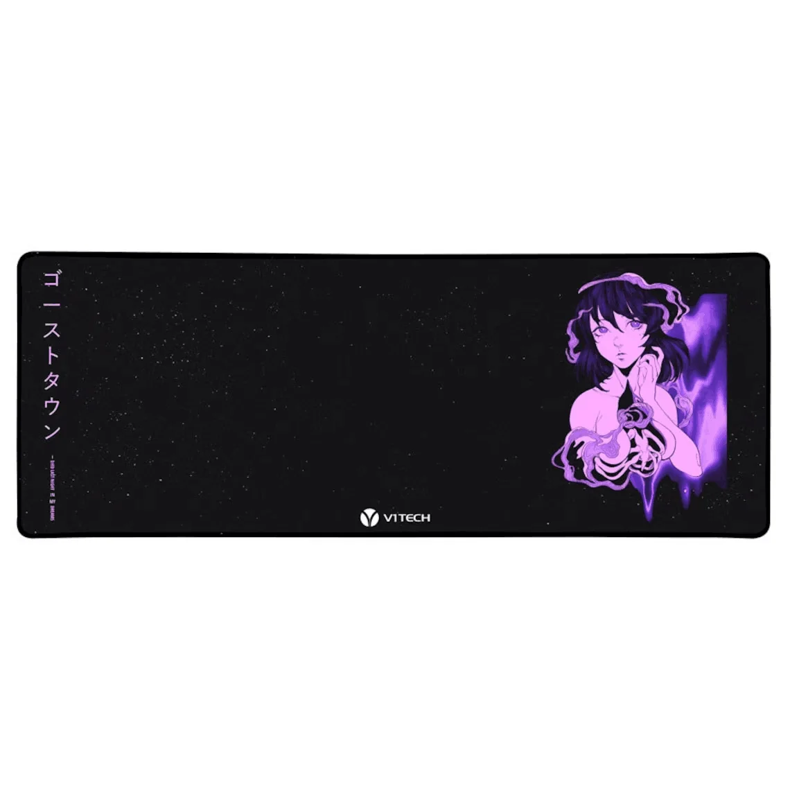 800x300 mouse pad antiderrapante tapete de mesa escritório em casa espaço de trabalho configuração de jogos tapete de mesa v1tech nightshade roxo anime menina angelscape