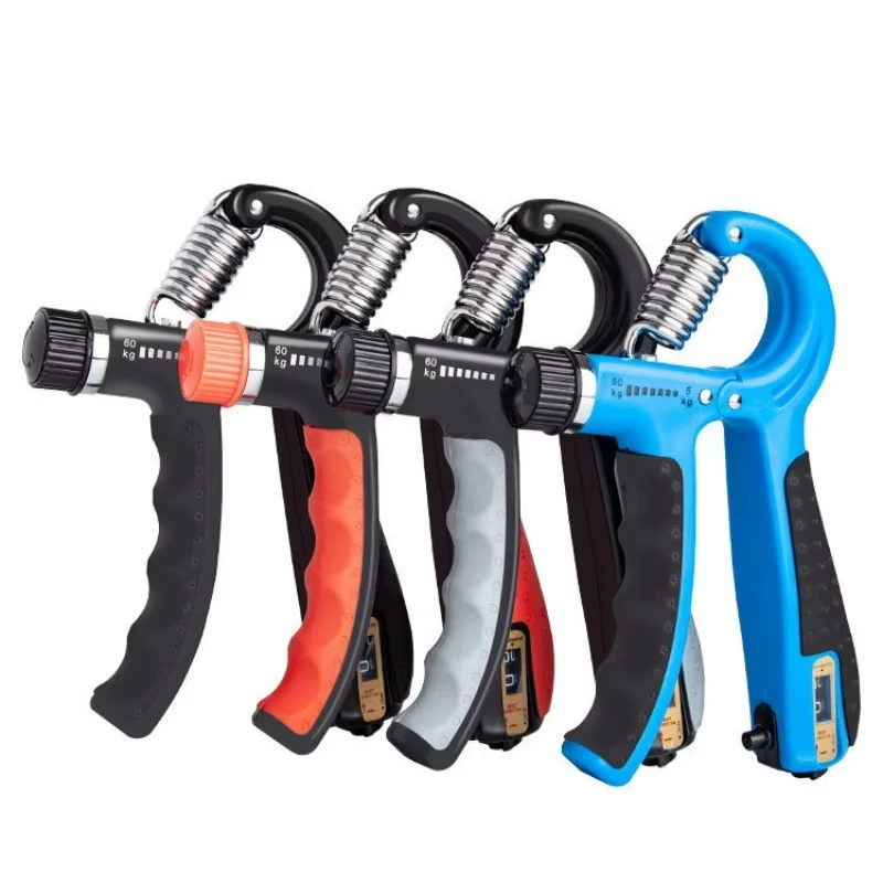 R-shaped Grip Portable Adjustable Spring Finger Strength Training Exercise Hand Muscle Puller Training Arm Strength Device