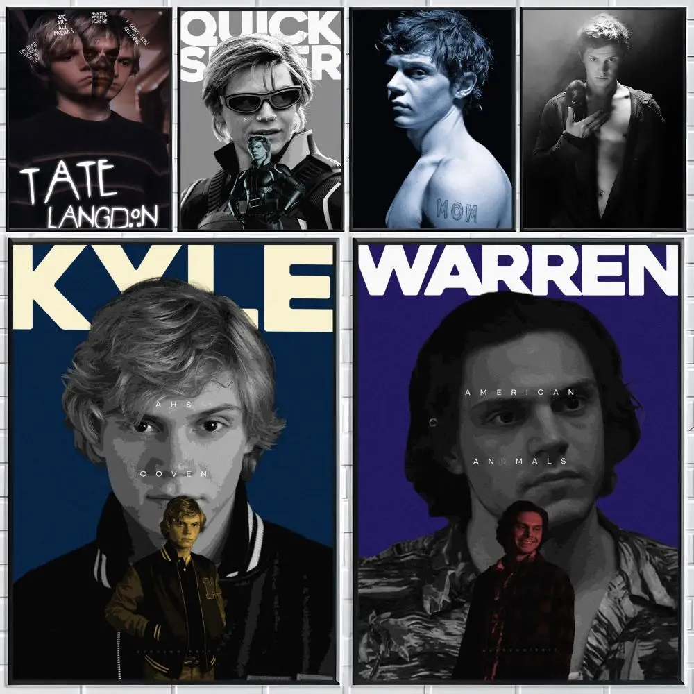 E-Evan Peters Poster Classic poster and wall art prints are suitable for living rooms, bedrooms,and home