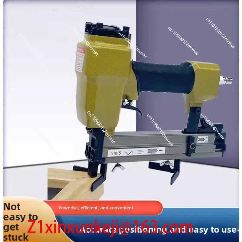 V1015 Pneumatic Corner Nail Cross Embroidery Mounting Frame Machine Photo Frame Corner Splicing Handheld Portable V-shaped