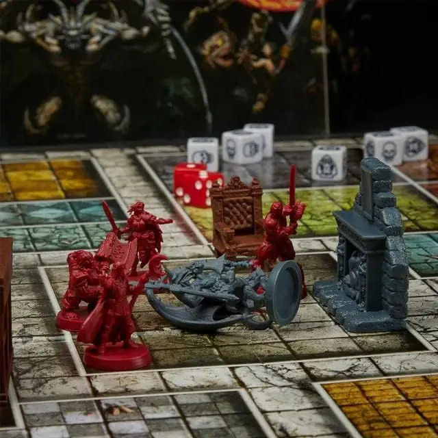 لعبة Avalon Hill HeroQuest Game System على الطاولة، لعبة مغامرة خيالية غامرة Dungeon Crawler للأعمار من 14 عامًا وما فوق، 2-5 Pl