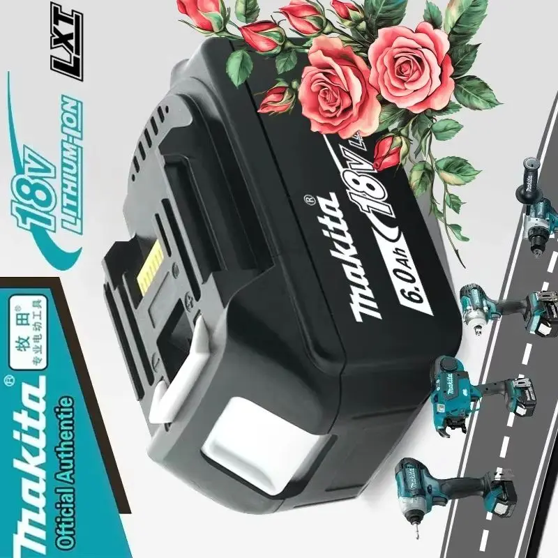 

100% new Makita Lithium Battery 5/6/9Ah, used for Makita 18V Battery BL1860B BL1850B BL1840 BL1860 BL1815 Makita Charger