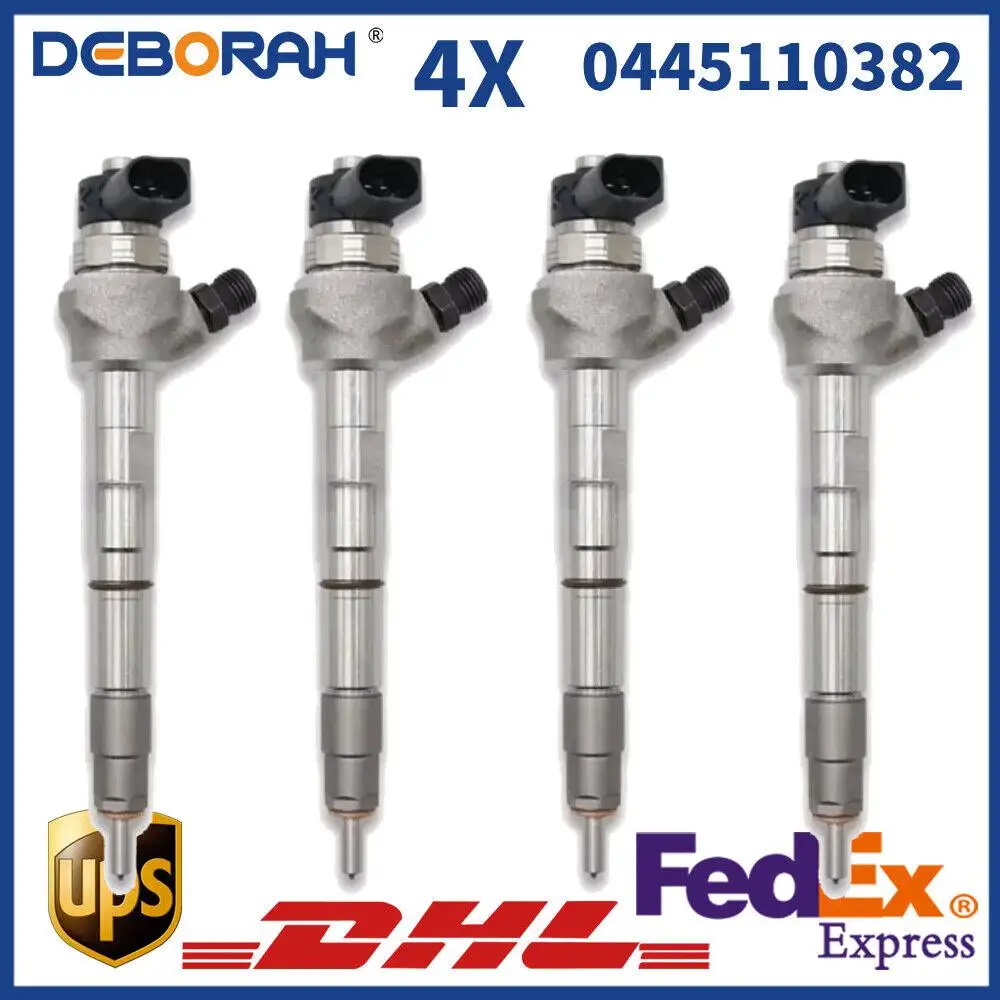 

4Pcs 0445110382 Common Rail Diesel Fuel Injector injection nozzle for BMW X1 X3