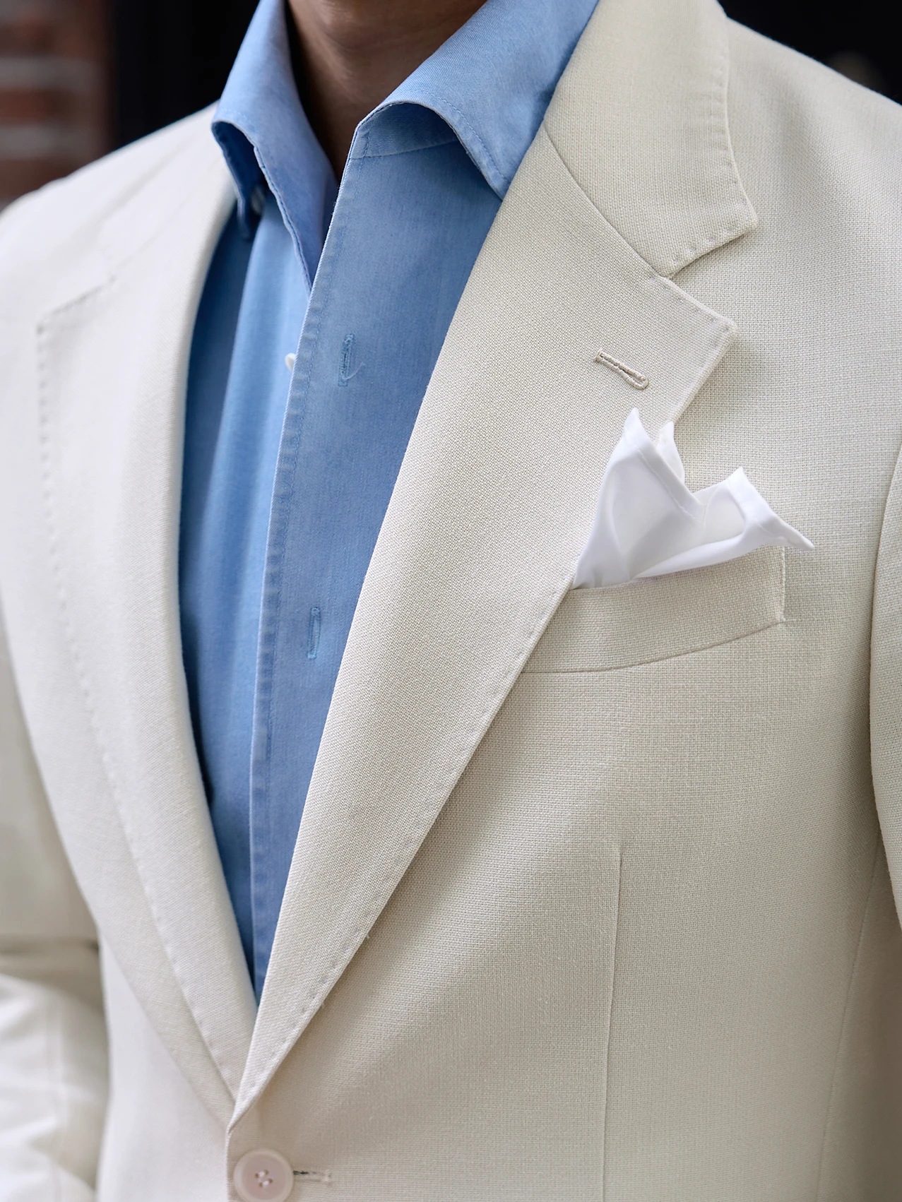 YF40  Temperament Suit for Men British Business Slim-fit Formal Groom Wedding Casual Apricot Blazer