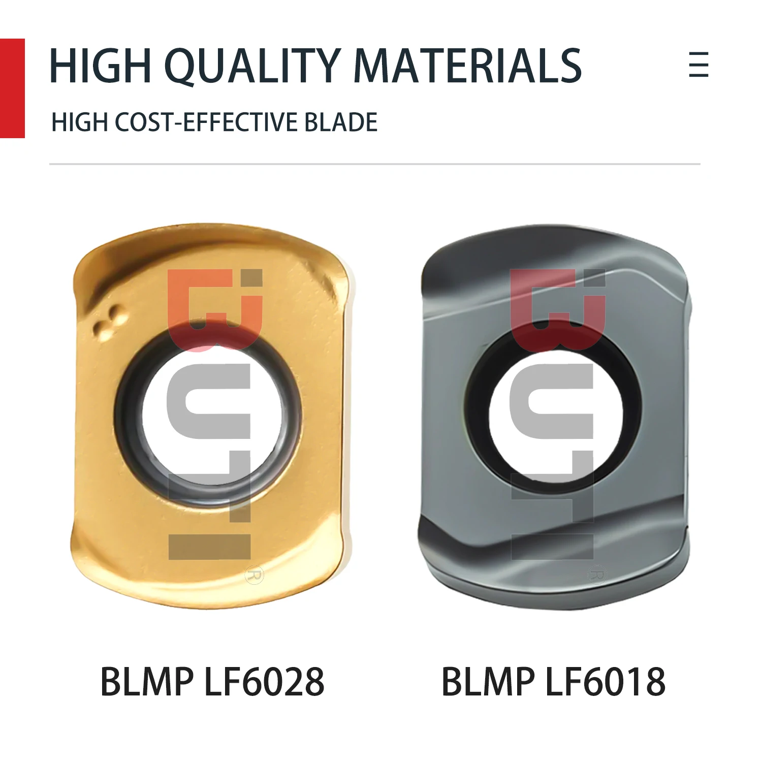 DESKAR 100% الأصلي مخرطة CNC إدراج BLMP0603R-M BLMP0904R-M LF6018 LF6028 عالية الجودة على الوجهين تغذية سريعة طحن إدراج