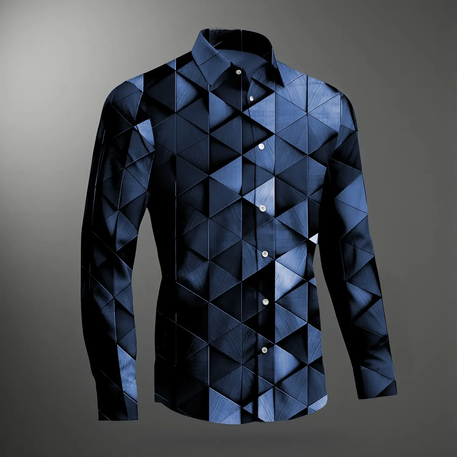 Men's Long Sleeves Shirt Novel abstract men's holiday casual daily weekend Fashion Casual autumn and winter long sleeve Tops