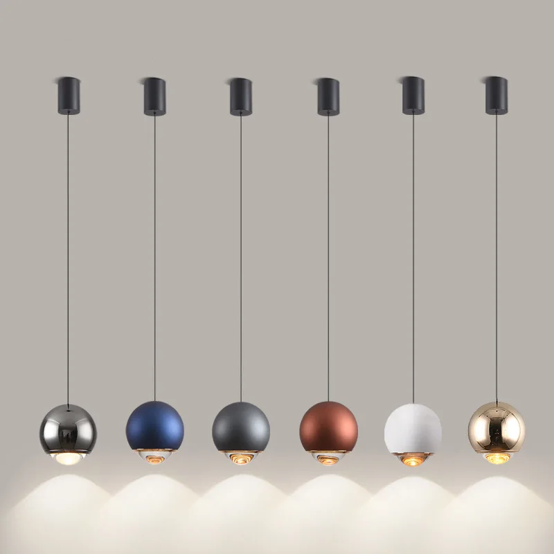Modern LED Ball Pendant Light Art Decor Colorful Kitchen Bar lighting Restaurant Bedroom Children's  Lamp Suspension luminaire