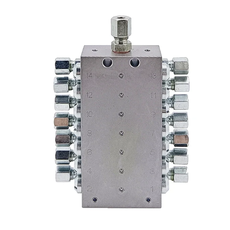 Grease Distribution Block Central Lubrication System for Progressive Distributor Valve Hydraulic Manifold Block