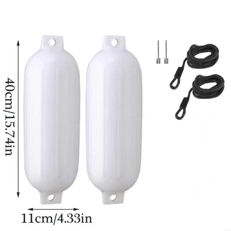 

G99F Marine Boat Set PVC Bumpers Inflatable Boat Fend for Docking & Mooring