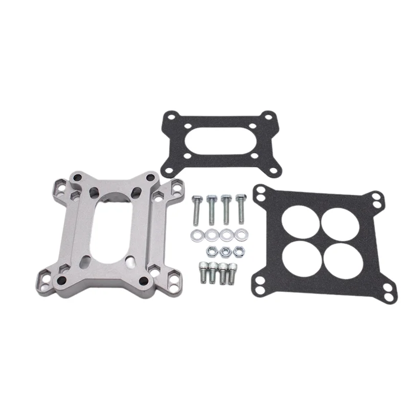 

ABQB-Car Carburetor With Gasket Kit For Chevy SBC Universal 1933 Carburetor Adapter Kit 4-Barrel To 4-Bolt 2-Barrel