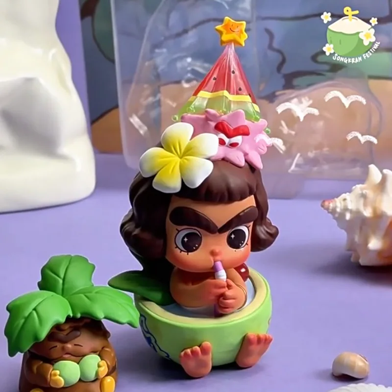 

52TOYS CiCiLu Delicious Coconut Series Blind Box cute figurine Limited edition hang card trendy toy doll ornament birthday gift