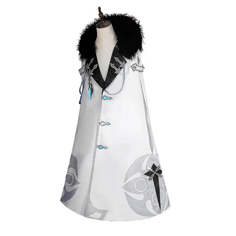 Game Genshin Impact Fatui Cosplay Costume Doctor Arlecchino The Captain Tartaglia Marionette Pulcinella Columbina Cosplay Cloak