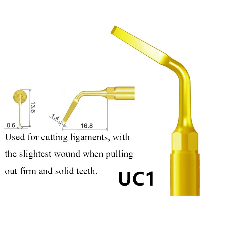 VVDental Piezosurgery Ultrasonic Dental Surgery Tip Kit Exelcymosis Tip for Woodpecker Mectron Ultrasurgery Unit