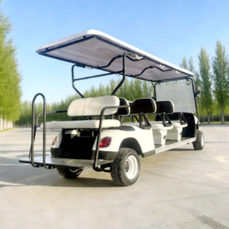 

Wholesale Customization Of Electric Golf Cart With 5KW Motor Sightseeing Vehicles For Club Use With White Upholstered Seat