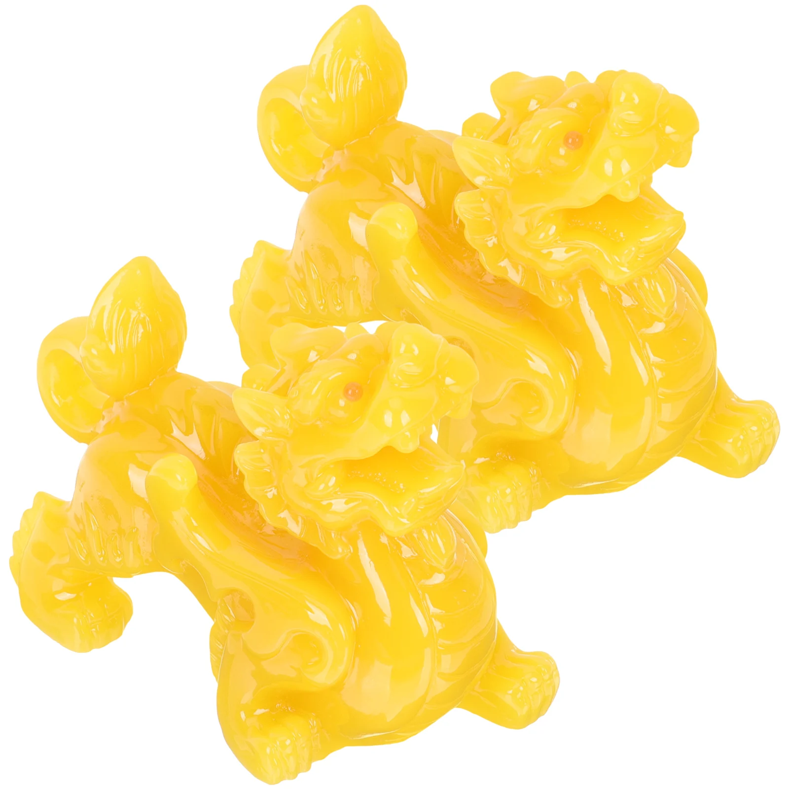 

2 шт. нить, изделия из смолы, декоративная удача, декор в виде животного, домашние поделки, подарок на новоселье, статуя животного, офис, удача, удача