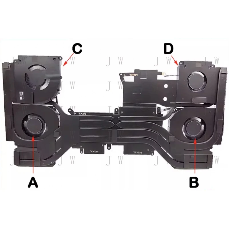 

DDW New for dell Alienware 18 Area-51 2025 A24727 C fan Excluding the heat sink