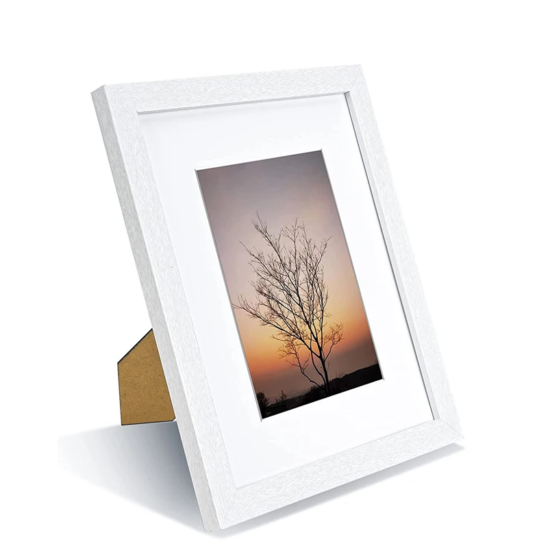 5/7 Boxes Picture Frame Black White Wood Frame Wall Hanging Desk Certificate Photo Frame for Poster Living Room Decor Painting